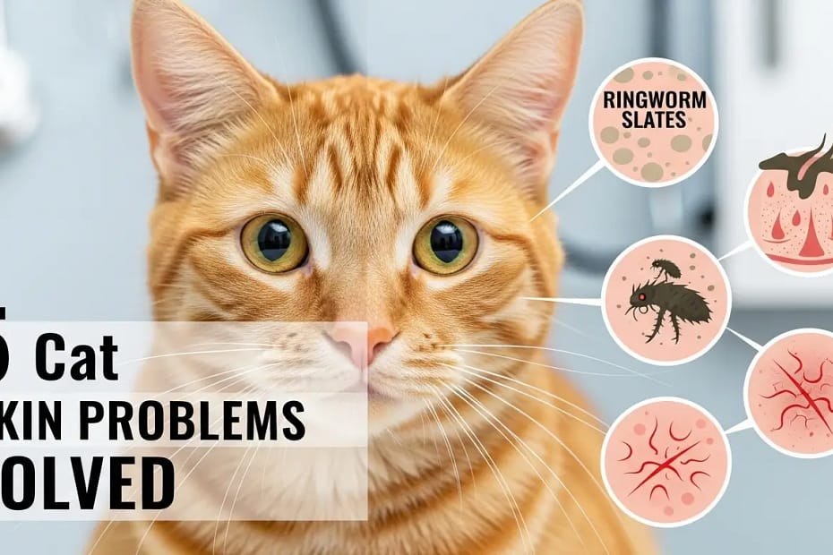Skin Problems in Feline Diseases: 5 Key Causes & Remedies 45 Skin Problems in Feline Diseases