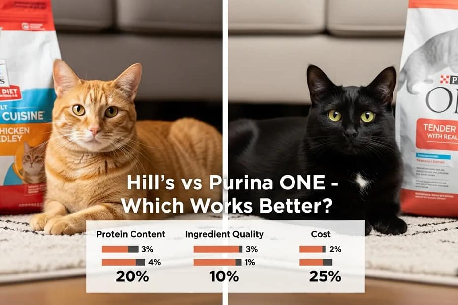 Does Hill's Science Diet or Purina ONE work better for sensitive cats? 7 hill's science diet sensitive stomach & skin