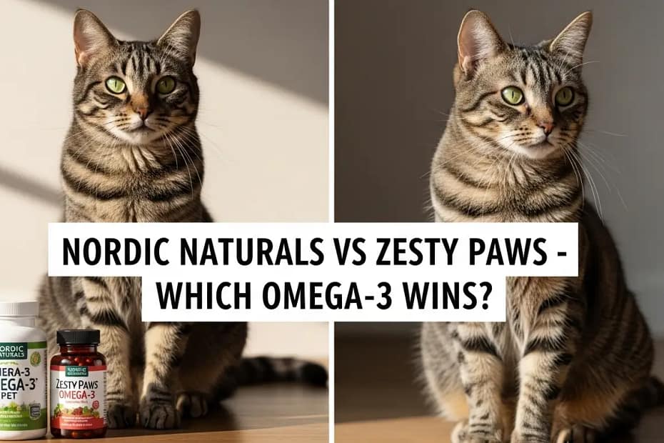 What's the best Omega-3 for cats, Nordic Naturals or Zesty Paws? 2 Omega-3 for cats